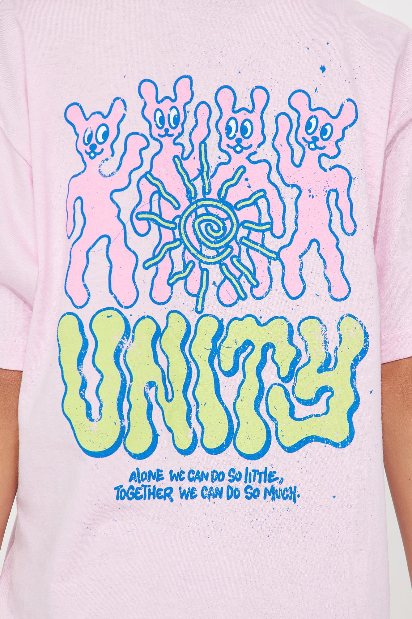 Mini Unity Girl Short Sleeve Tee - Pink sold by Fashion Nova product image thumbnail 3