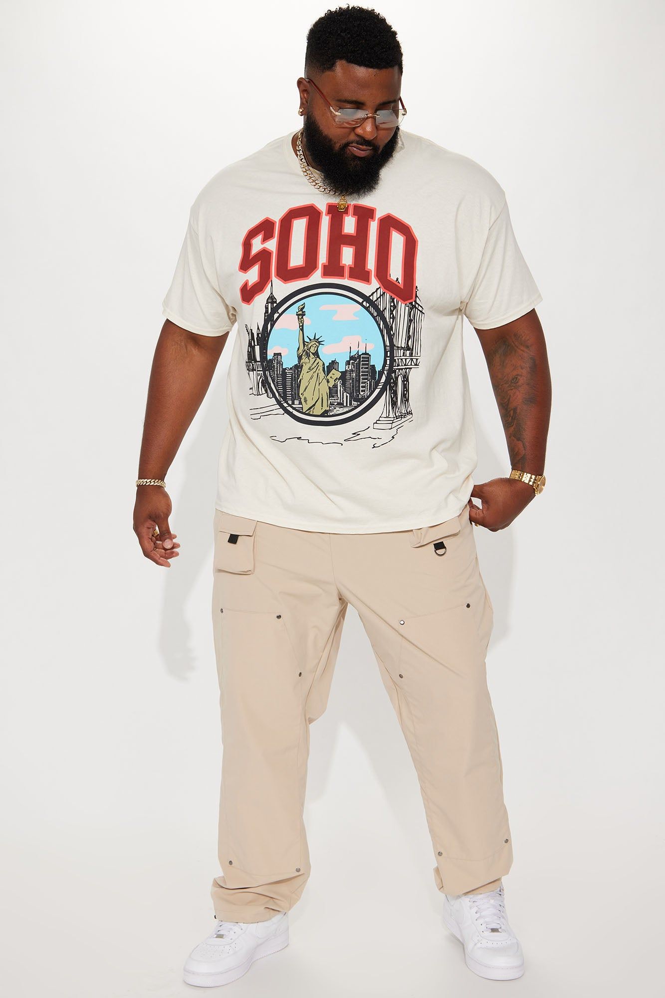 Right Amount Carpenter Utility Pants - Taupe sold by Fashion Nova product image thumbnail 7