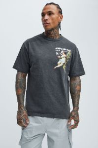 Divine Within Short Sleeve Tee - Black sold by Fashion Nova