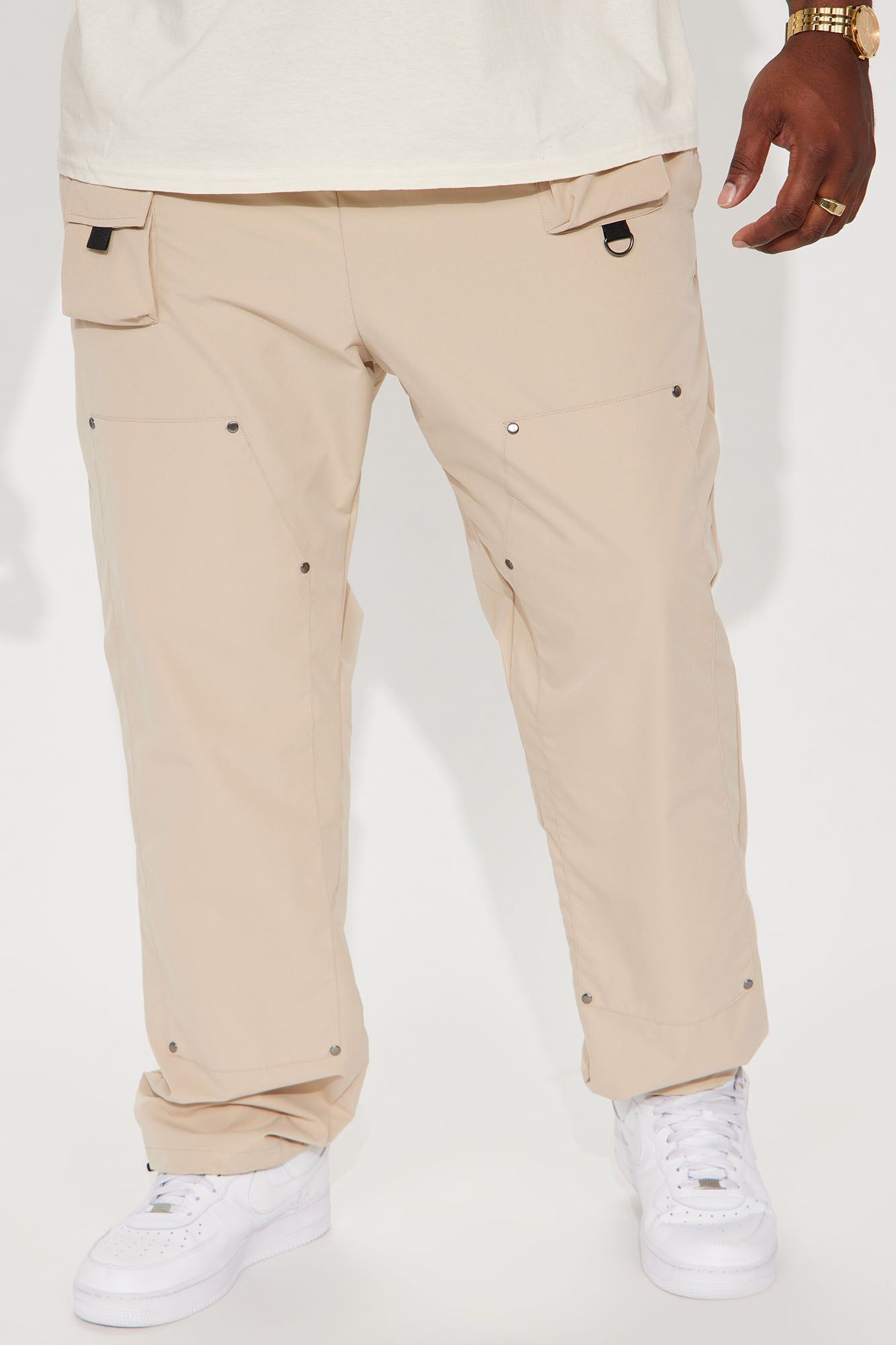 Right Amount Carpenter Utility Pants - Taupe sold by Fashion Nova product image thumbnail 2