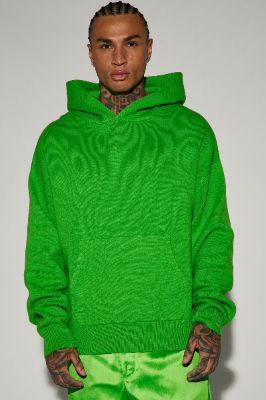 Heavyweight Sweater Hoodie - Green sold by Fashion Nova