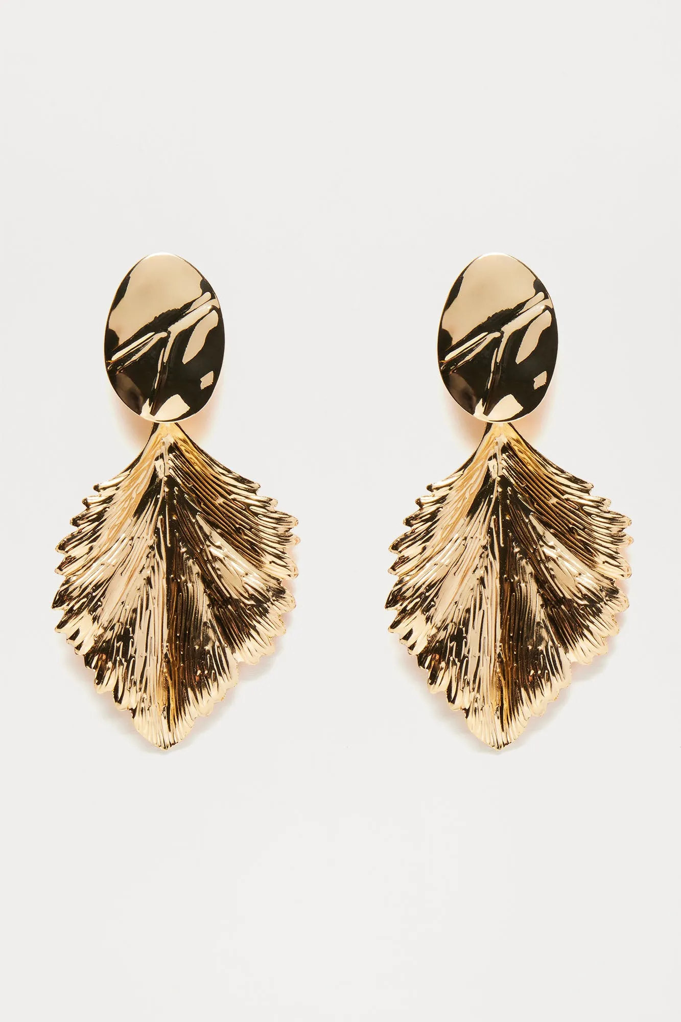 Wild Leaf Earrings - Gold sold by Fashion Nova product image thumbnail 3