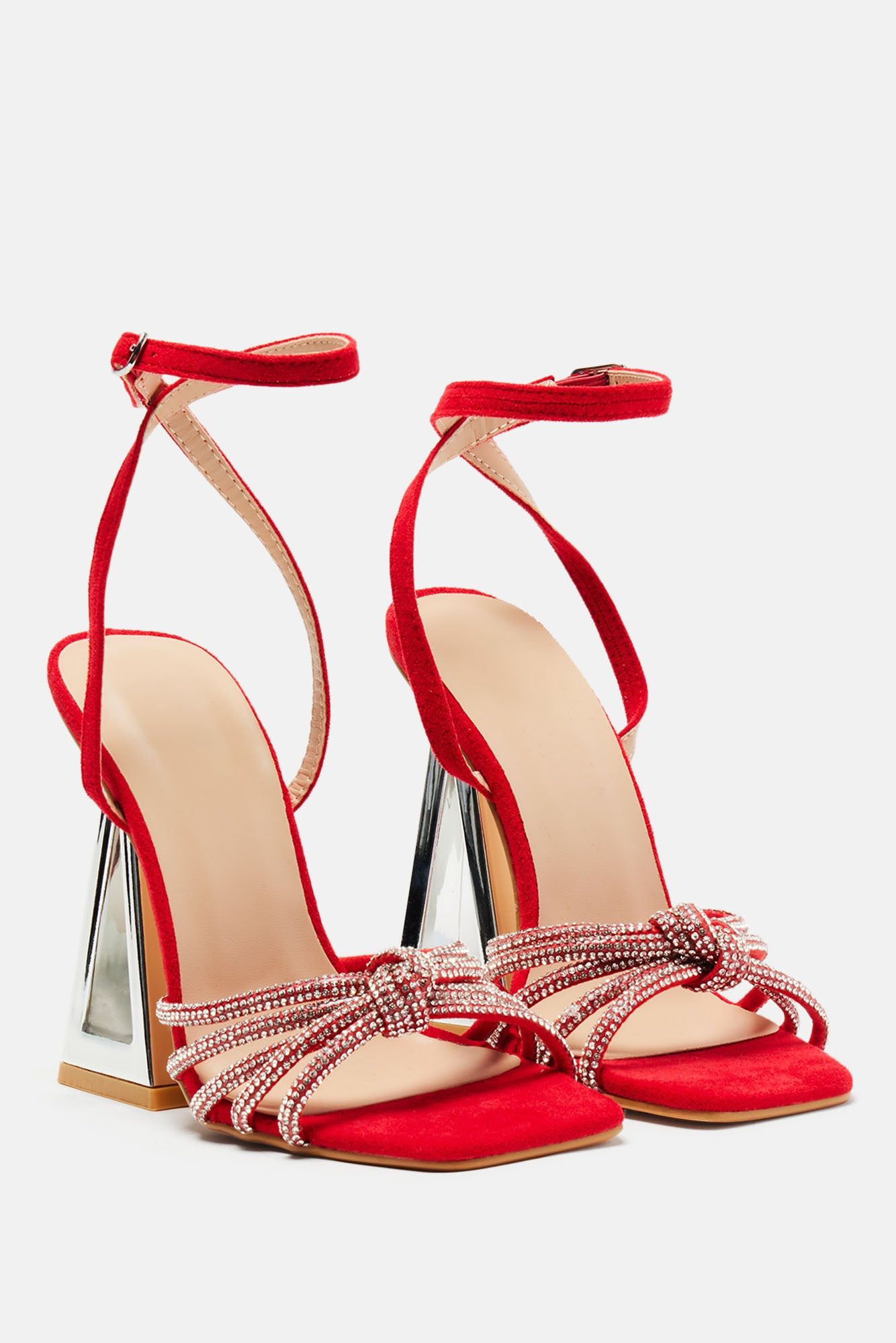 We Should Be Together Heeled Sandals - Red sold by Fashion Nova product image thumbnail 2
