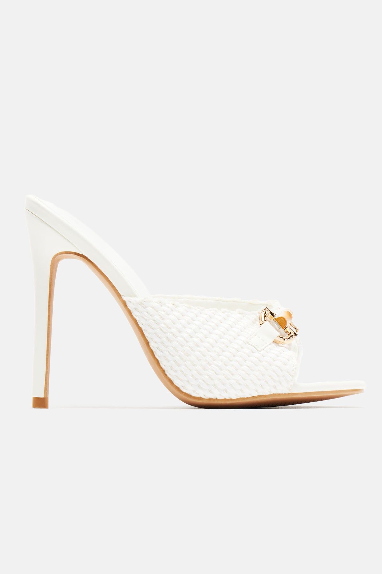 Time For A Vacay Mules - White sold by Fashion Nova product image thumbnail 5