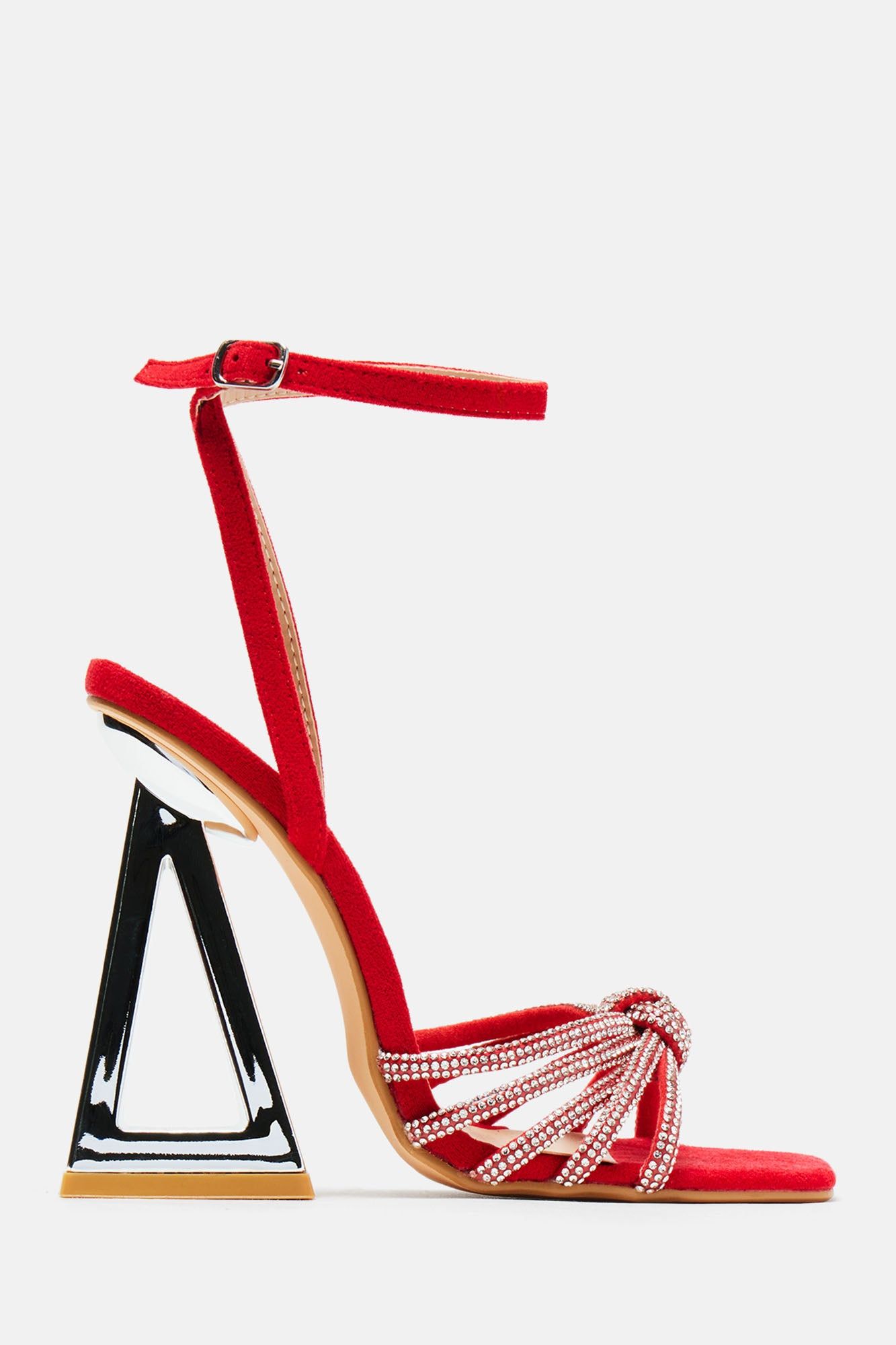 We Should Be Together Heeled Sandals - Red sold by Fashion Nova product image thumbnail 4