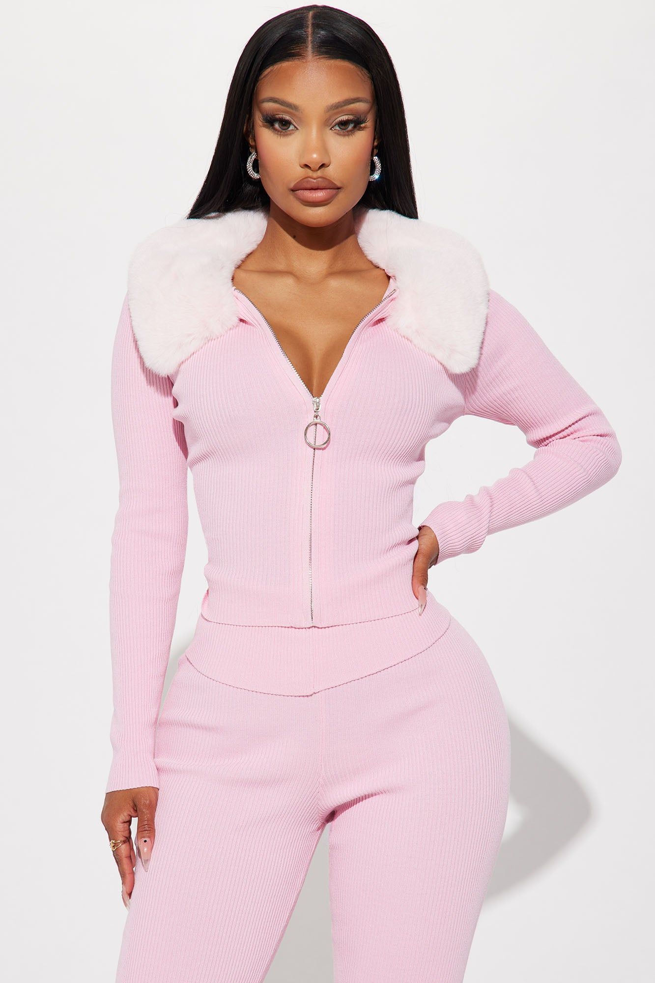 Always Sweet Sweater Pant Set - Pink sold by Fashion Nova product image thumbnail 2