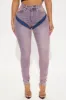 Under The Radar Stretch Skinny Jeans - Pink sold by Fashion Nova