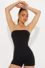 Deena Double Lined Romper - Black sold by Fashion Nova