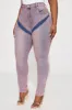 Under The Radar Stretch Skinny Jeans - Pink sold by Fashion Nova