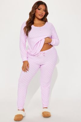 Bed Head PJ Pant Set - Pink/combo sold by Fashion Nova