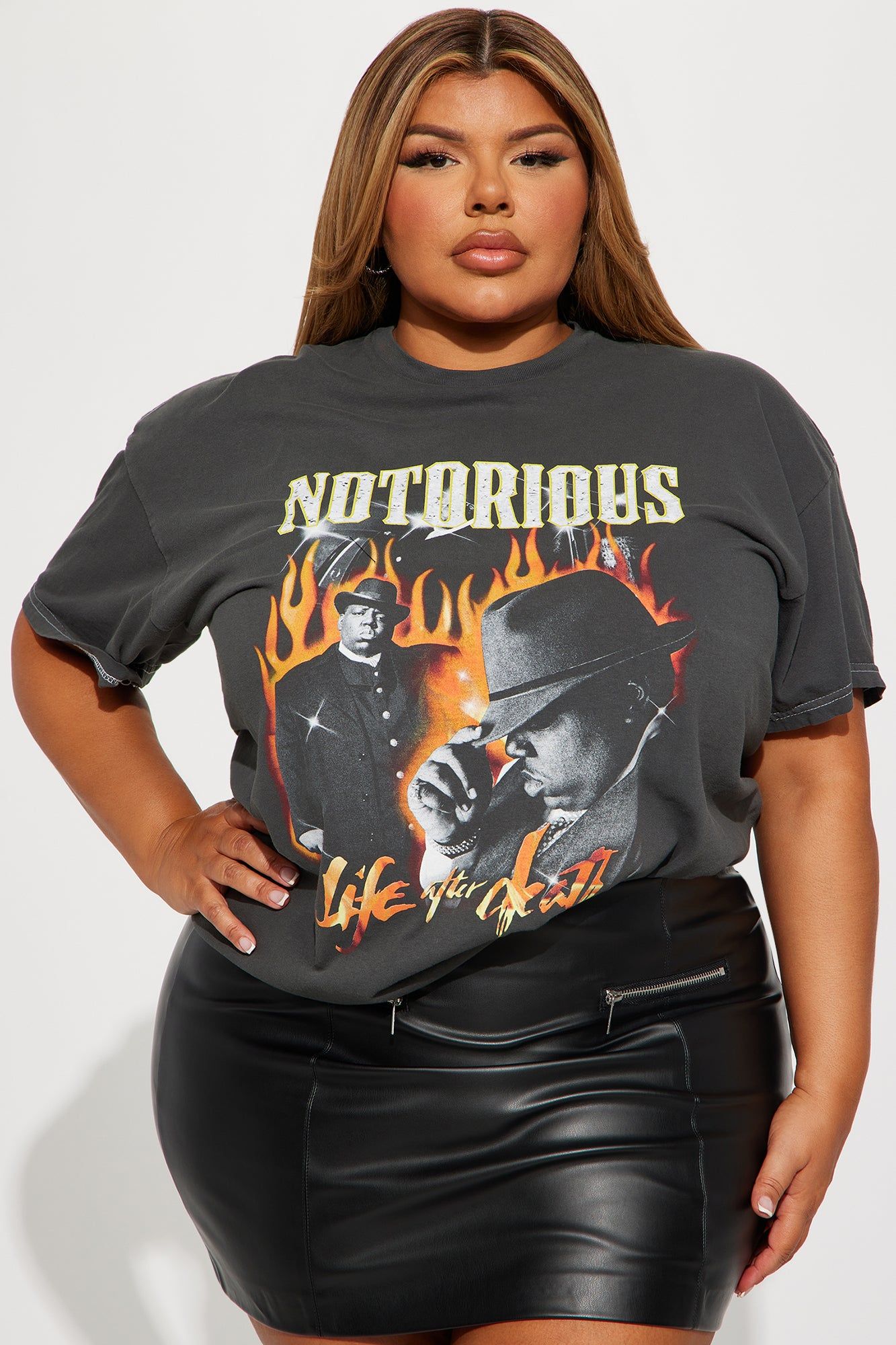 Life After Death Biggie Tshirt - Black sold by Fashion Nova product image thumbnail 4