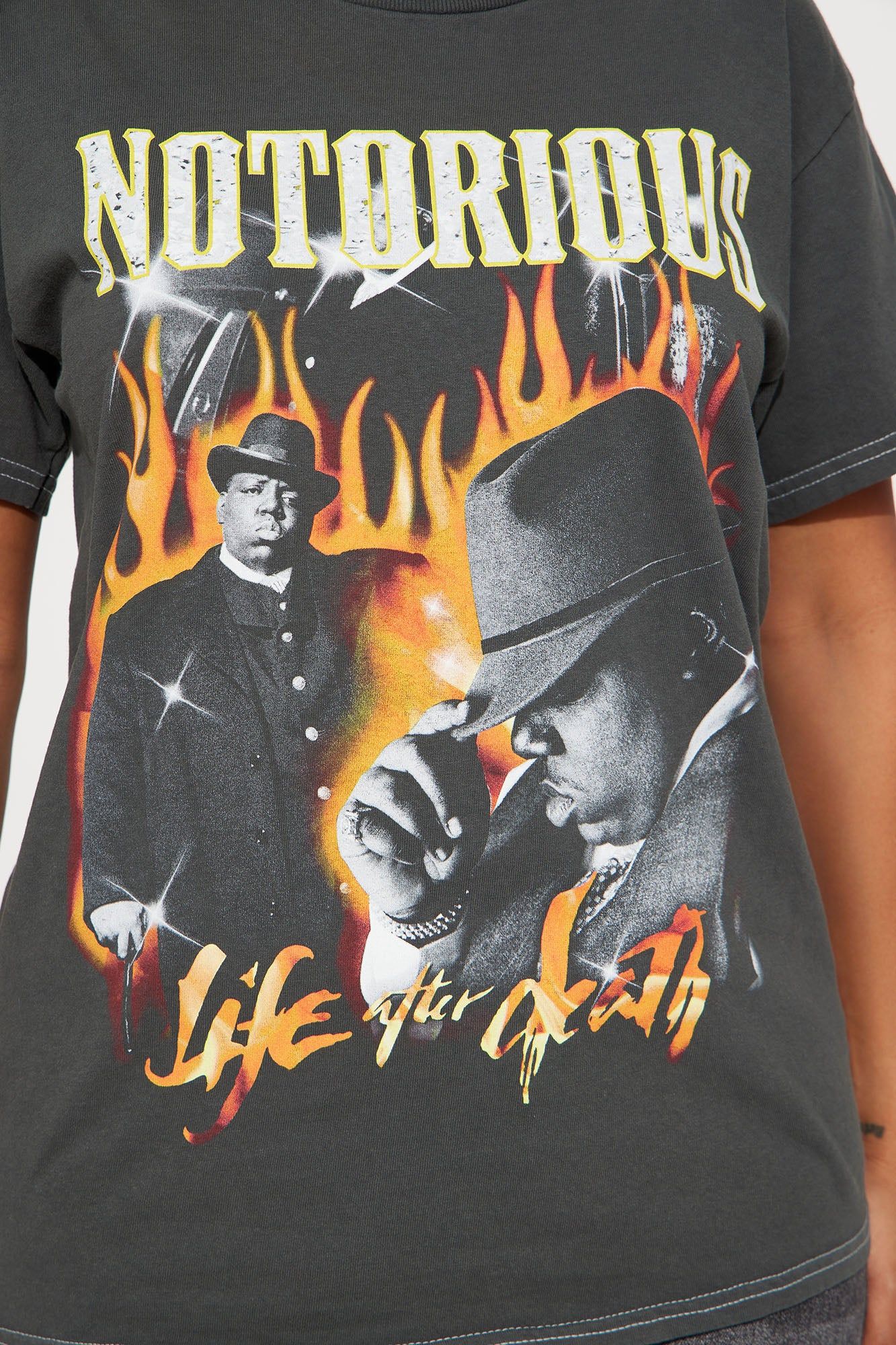 Life After Death Biggie Tshirt - Black sold by Fashion Nova product image thumbnail 3