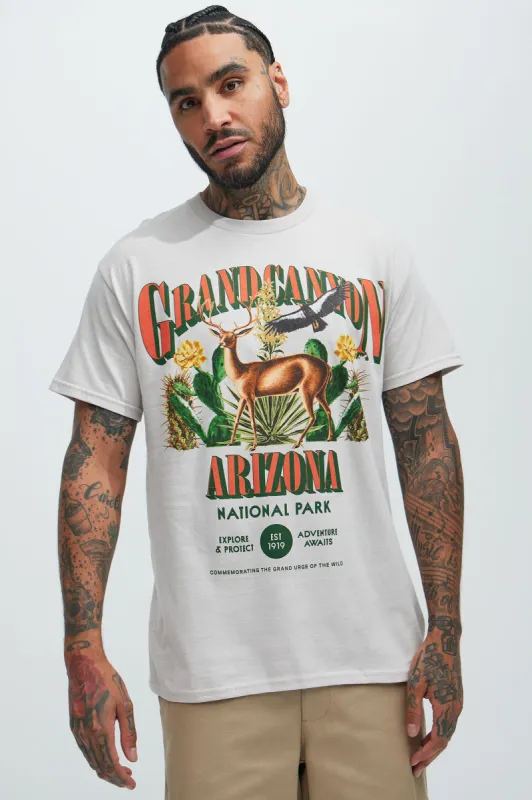 Grand Canyon National Park Short Sleeve Tee - Off White sold by Fashion Nova