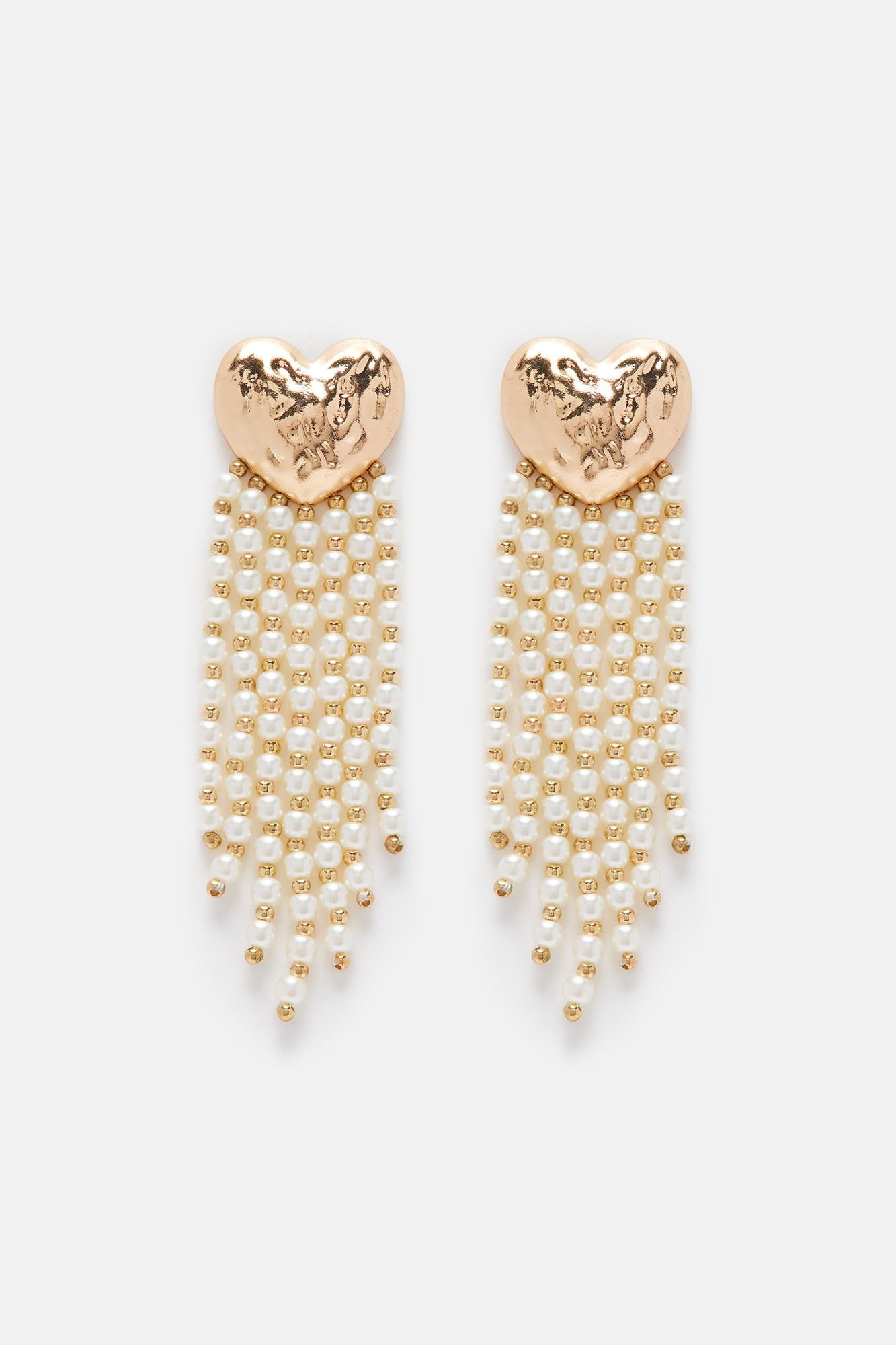 My Hearts Drop Earrings - Gold sold by Fashion Nova product image thumbnail 3