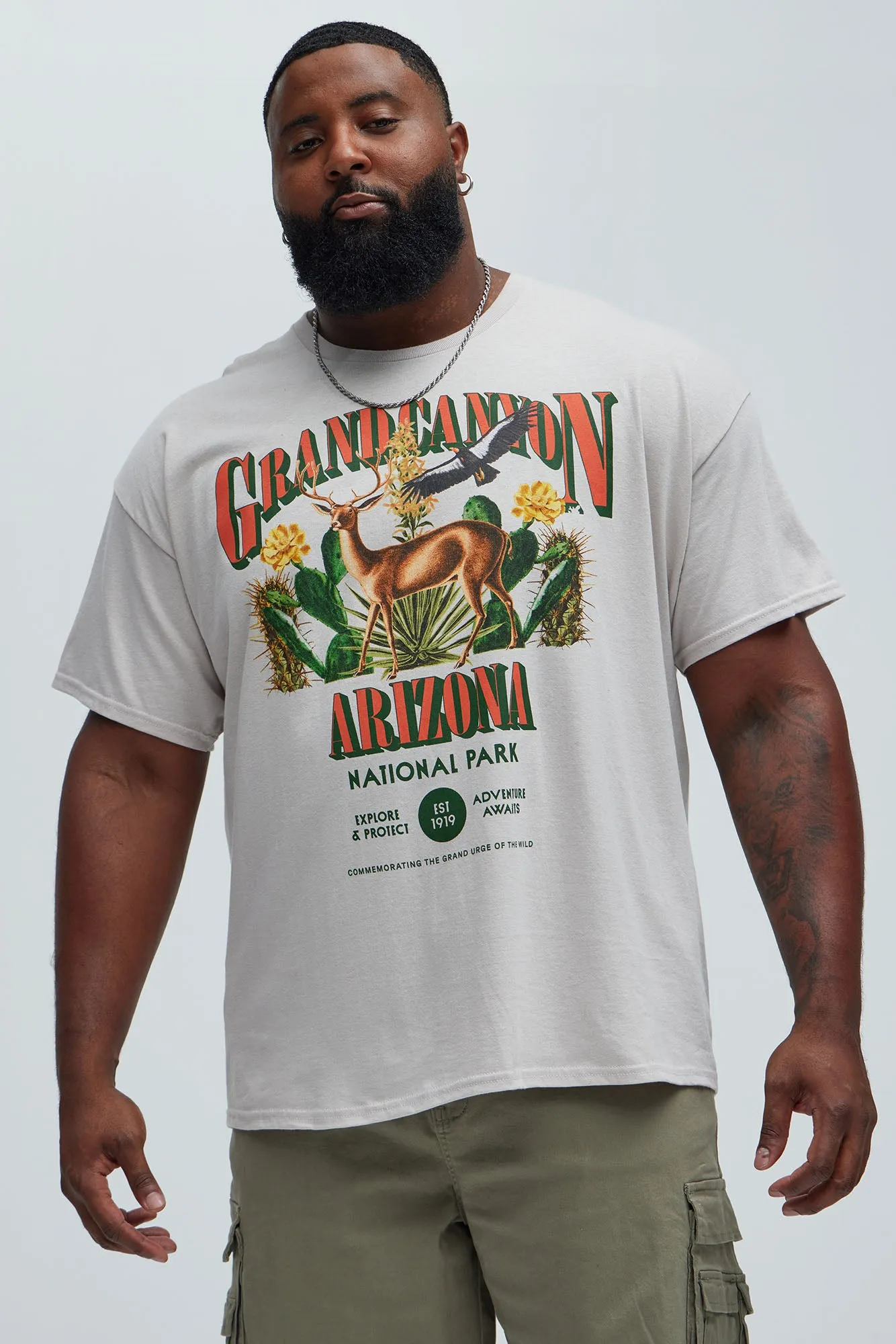 Grand Canyon National Park Short Sleeve Tee - Off White sold by Fashion Nova product image thumbnail 4