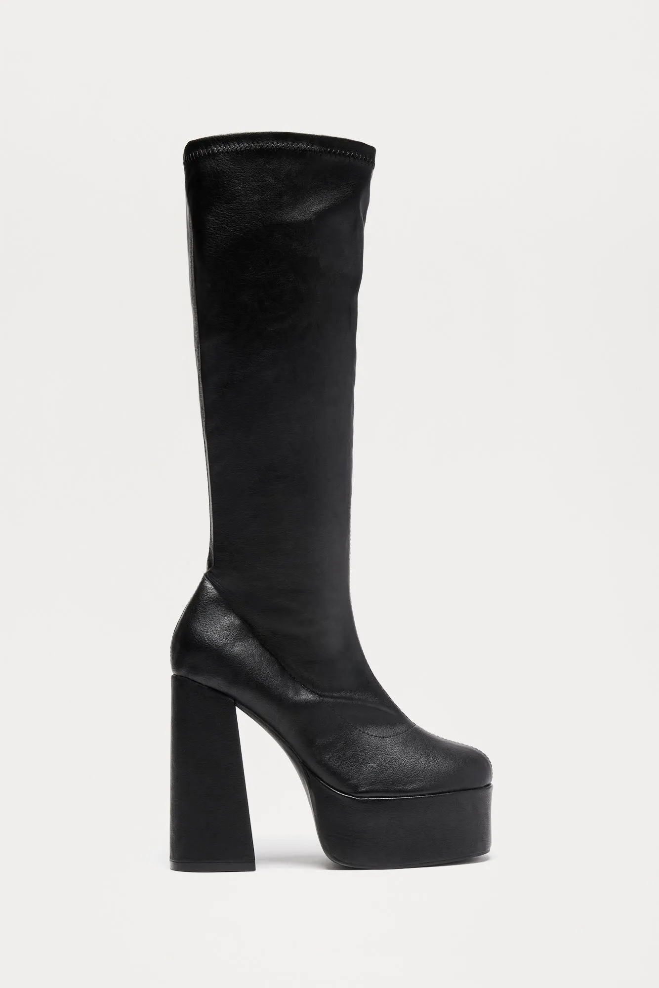Camden Platform Boots - Black sold by Fashion Nova