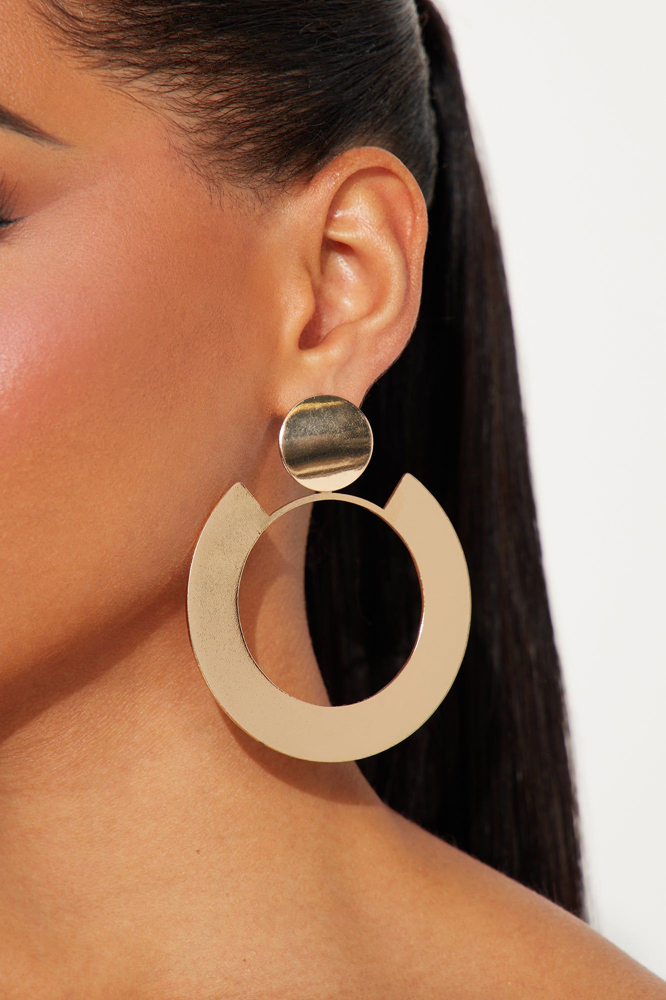 Put It In Neutral Earrings - Gold sold by Fashion Nova