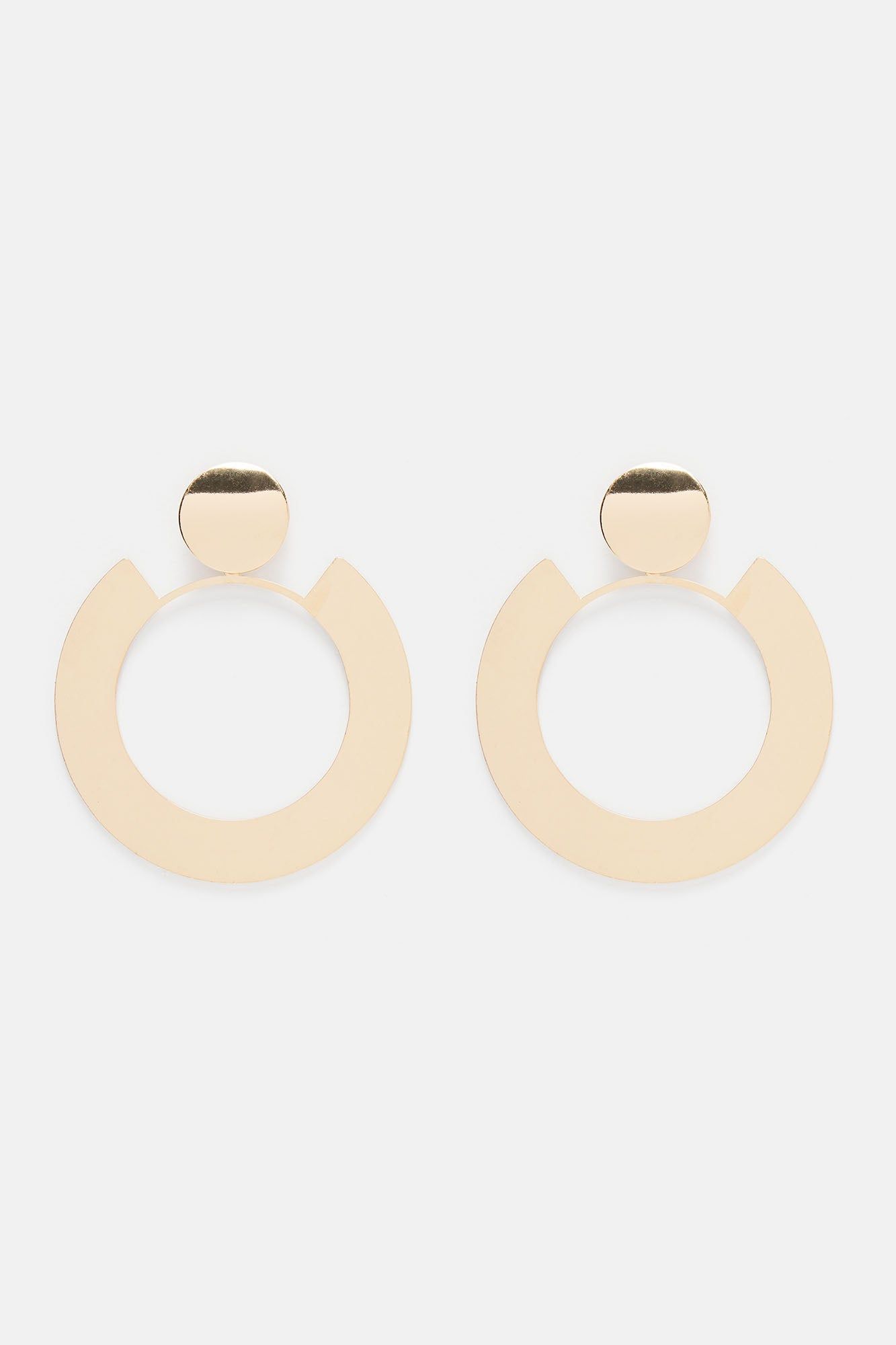 Put It In Neutral Earrings - Gold sold by Fashion Nova product image thumbnail 3