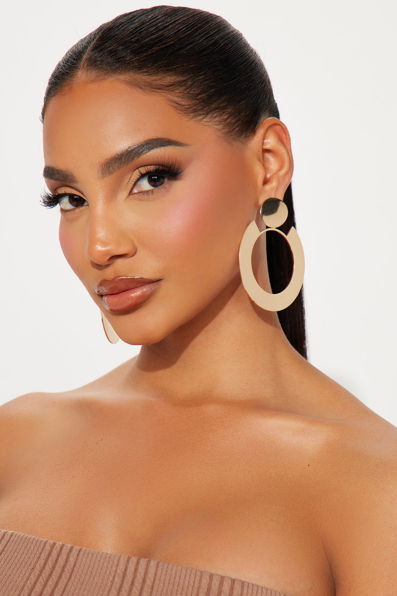 Put It In Neutral Earrings - Gold sold by Fashion Nova product image thumbnail 2