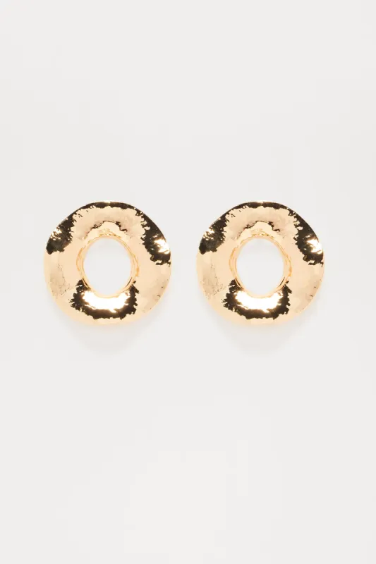 Majestic Movement Earrings - Gold sold by Fashion Nova