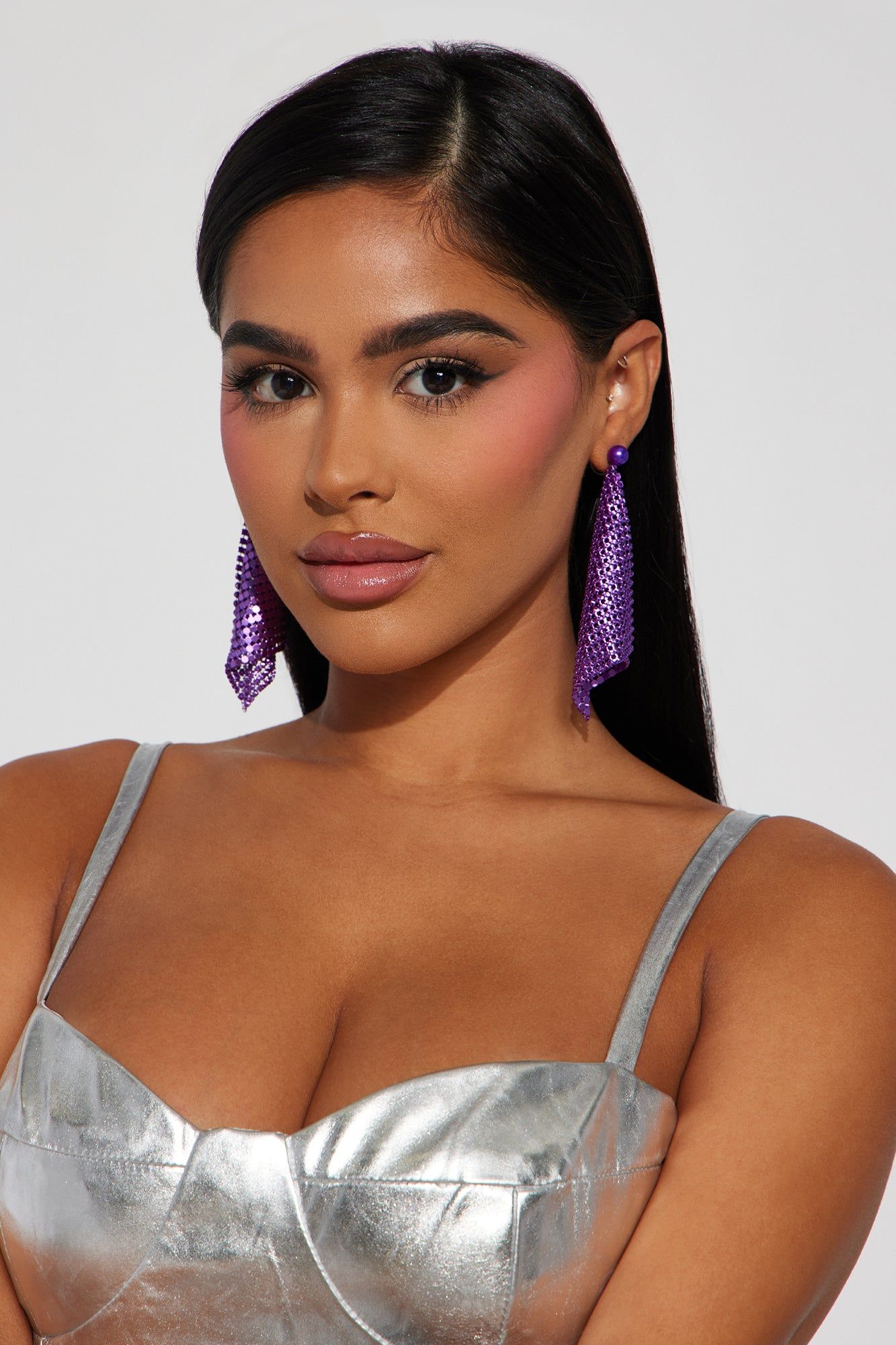 Drop For Me Earrings - Purple sold by Fashion Nova product image thumbnail 2
