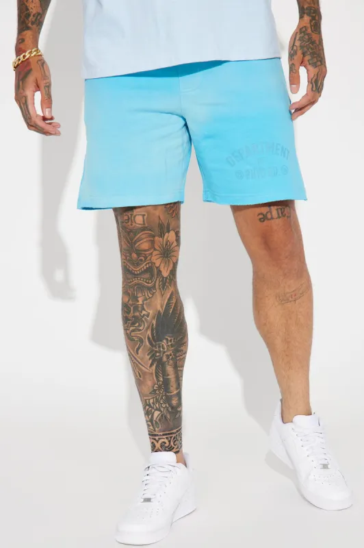 Heavy Chiller Shorts - Sky Blue sold by Fashion Nova