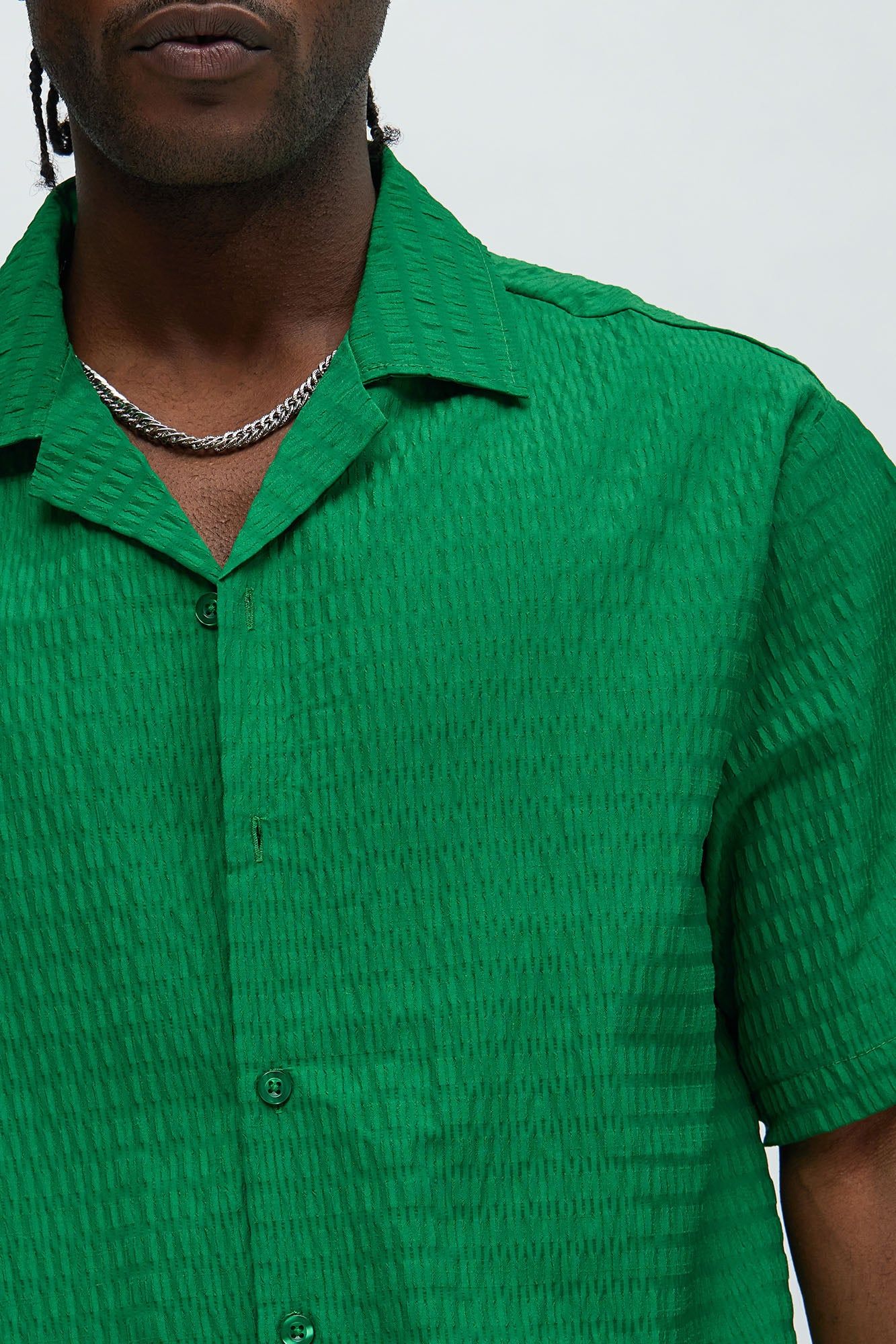 Sierra Textured Shirt - Green sold by Fashion Nova product image thumbnail 3