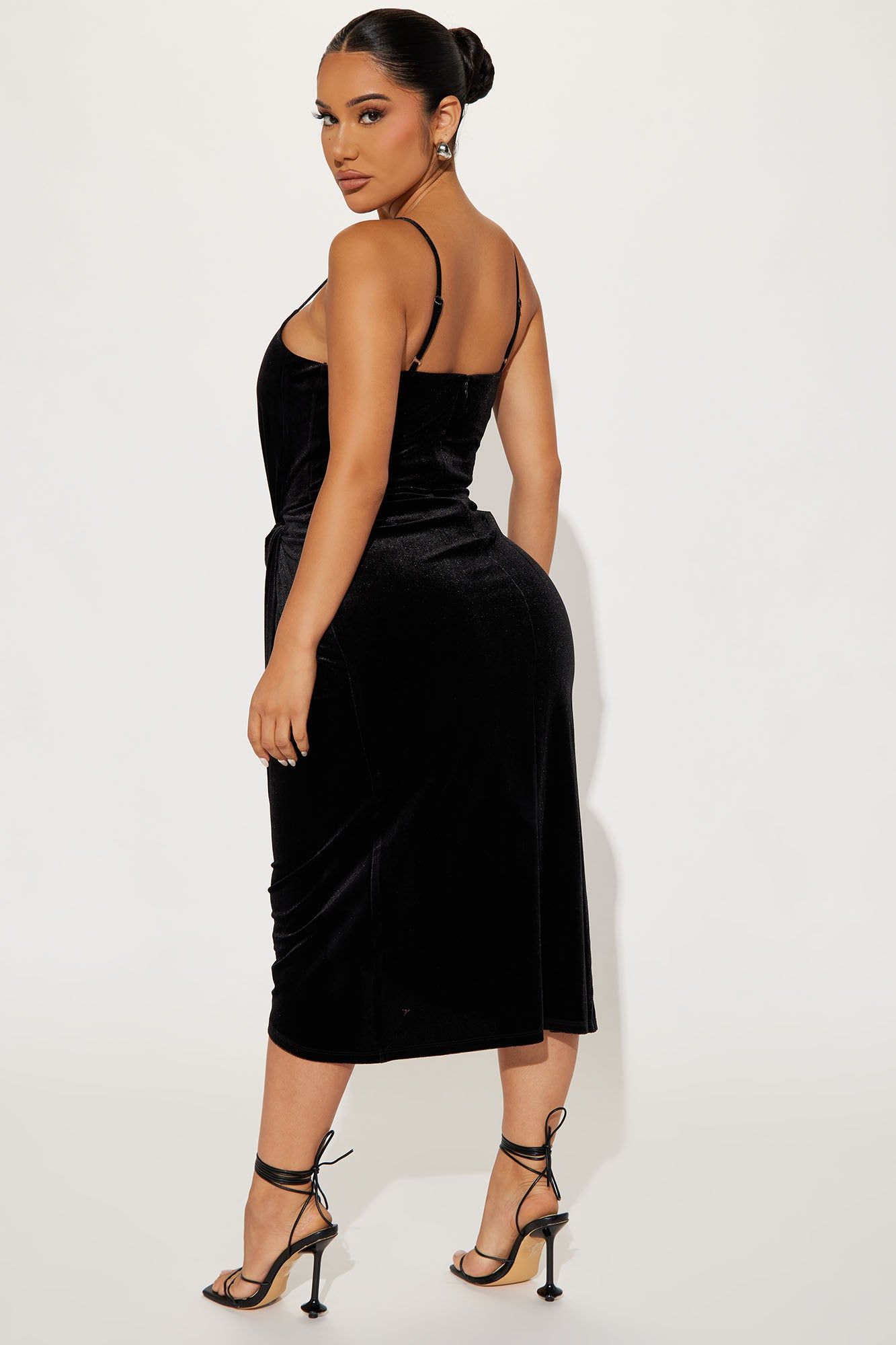 Manchester Velvet Midi Dress - Black sold by Fashion Nova product image thumbnail 3