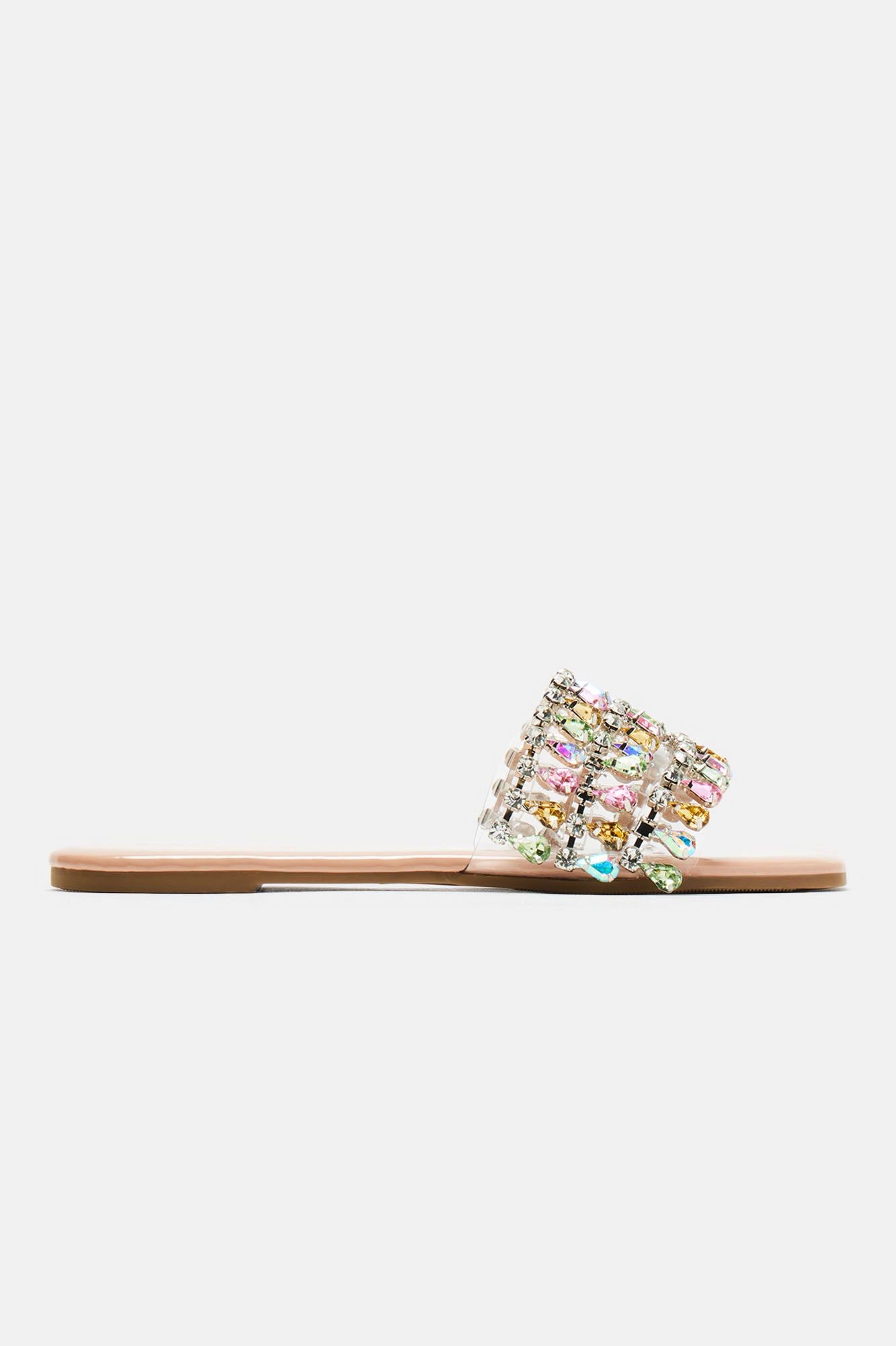 Yazmin Flat Sandals - Nude sold by Fashion Nova product image thumbnail 3