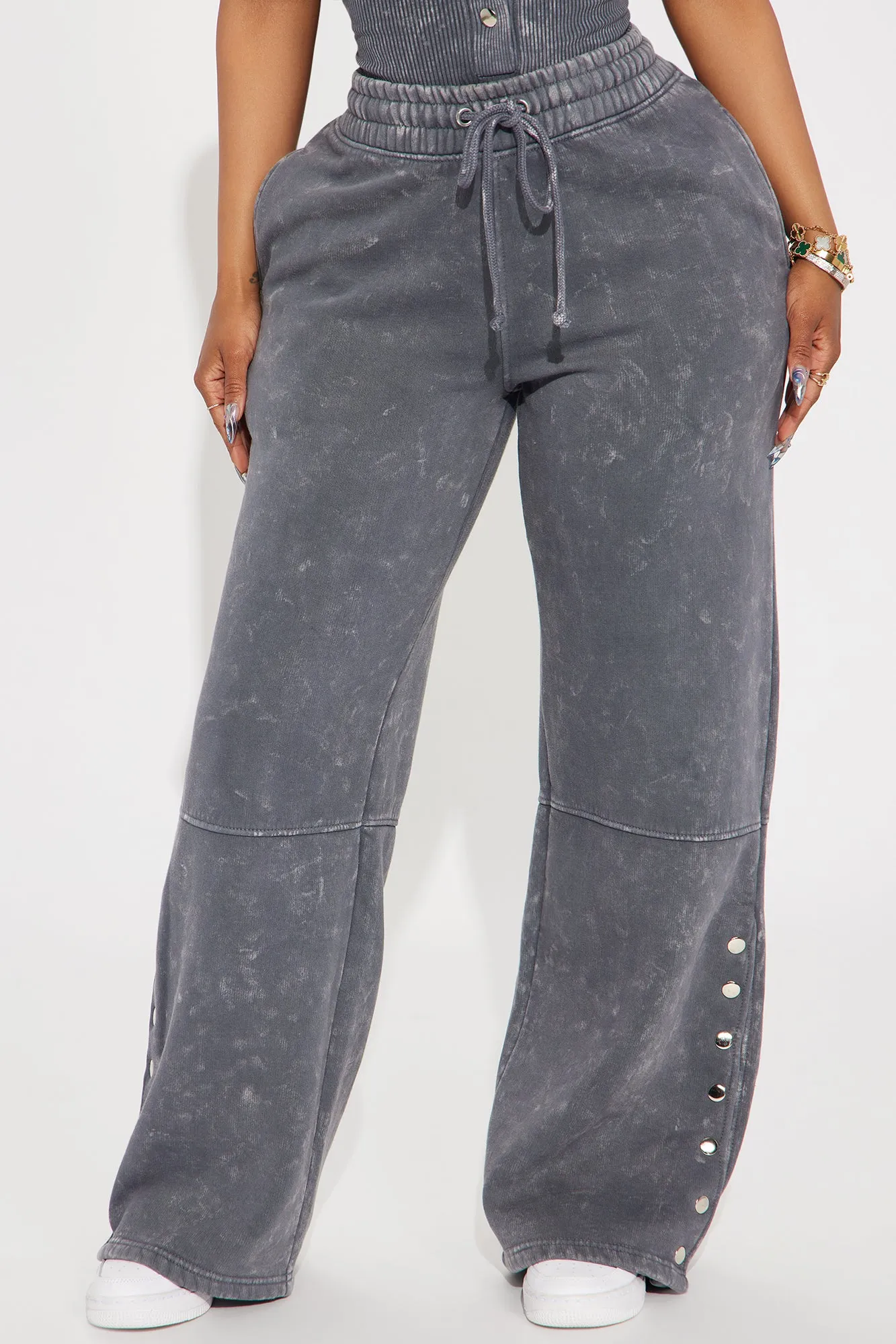 New York Washed Sweatpant - Charcoal sold by Fashion Nova product image thumbnail 2