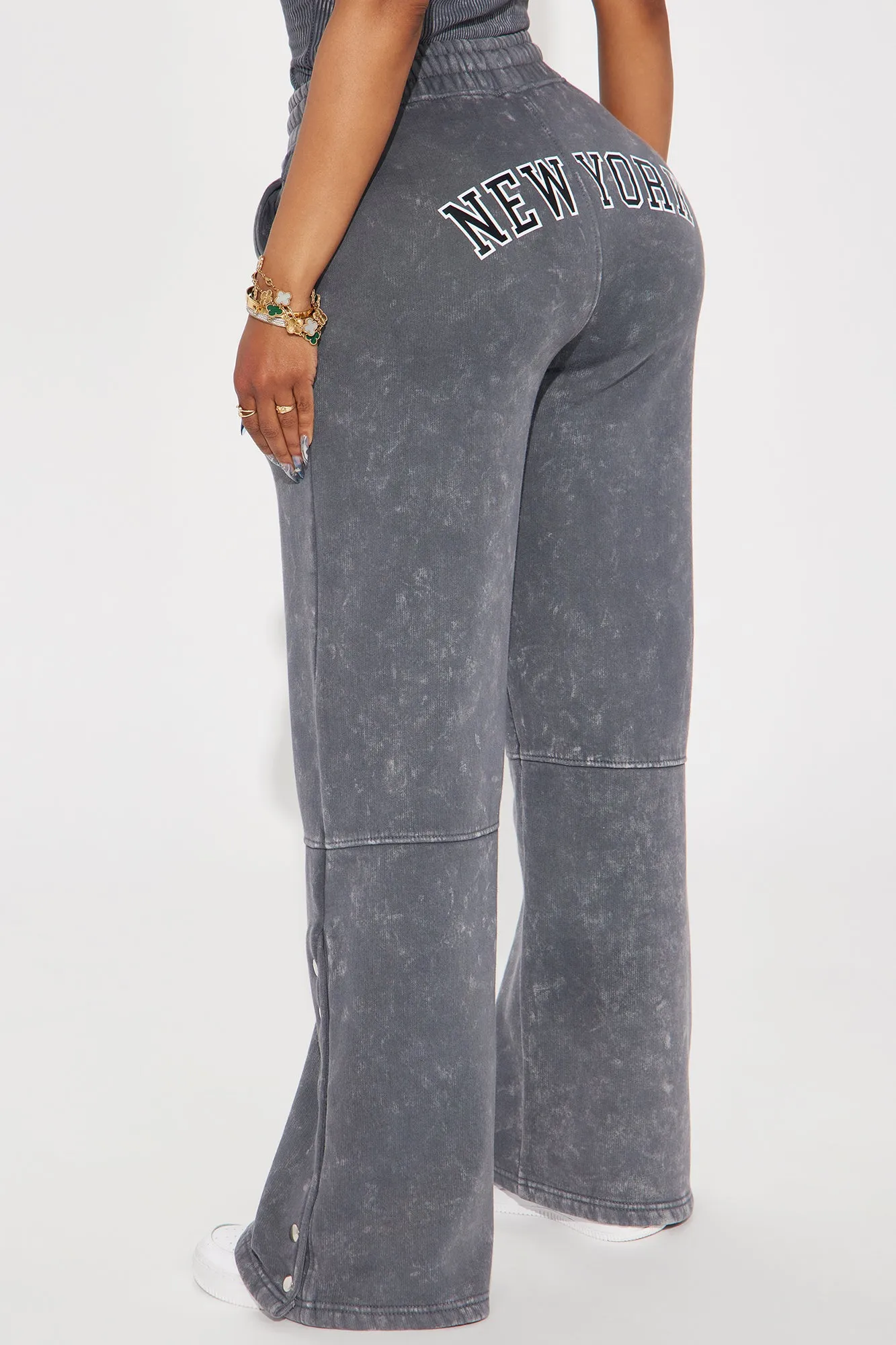 New York Washed Sweatpant - Charcoal sold by Fashion Nova product image thumbnail 3