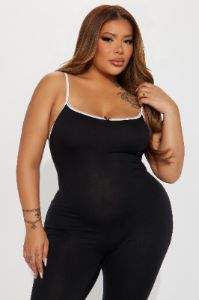 Embrace Me Jumpsuit - Black sold by Fashion Nova