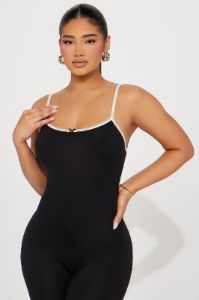 Embrace Me Jumpsuit - Black sold by Fashion Nova