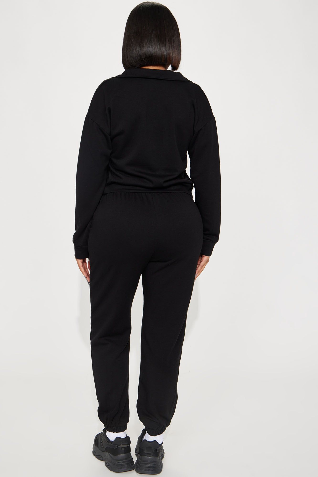 Chill Day Fleece Jogger Set - Black sold by Fashion Nova product image thumbnail 3