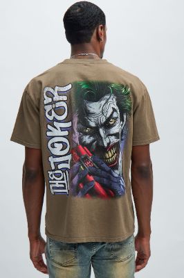 The Joker Bombs Away Short Sleeve Tee - Tan sold by Fashion Nova
