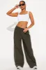 All My Blessings Track Pant - Olive sold by Fashion Nova