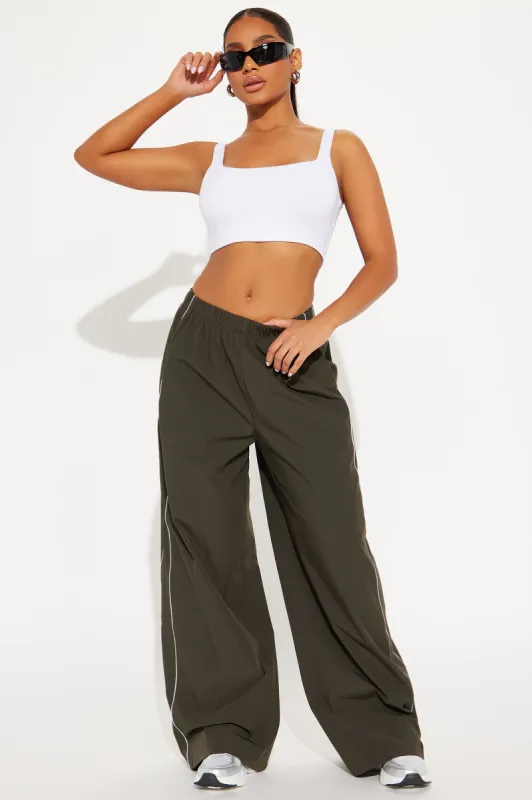 All My Blessings Track Pant - Olive sold by Fashion Nova