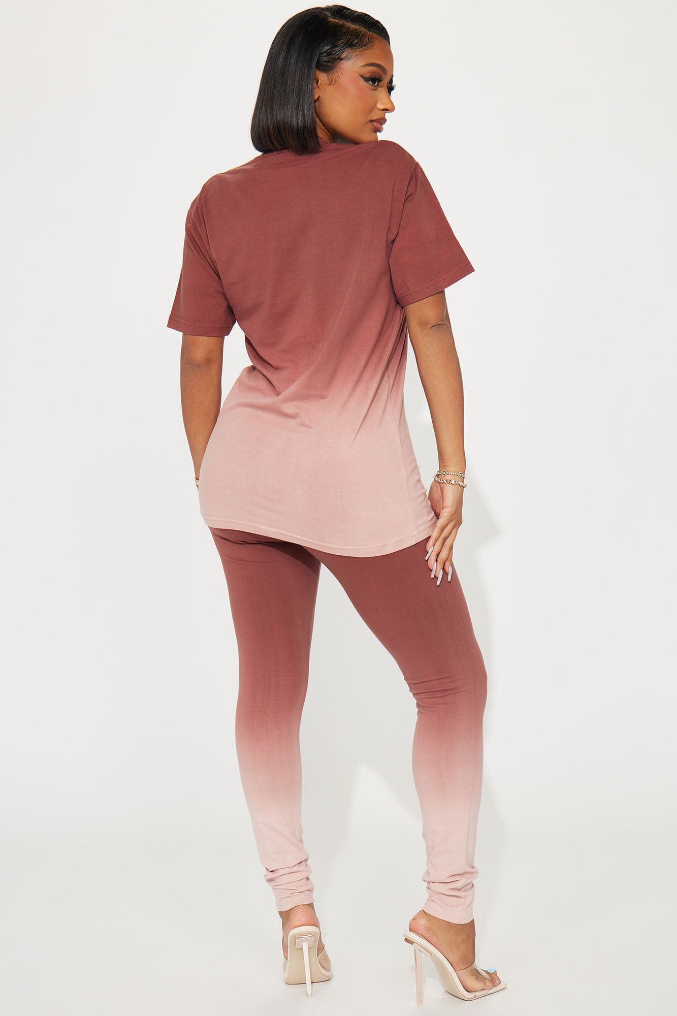 Fading Away Legging Set - Burgundy sold by Fashion Nova product image thumbnail 3