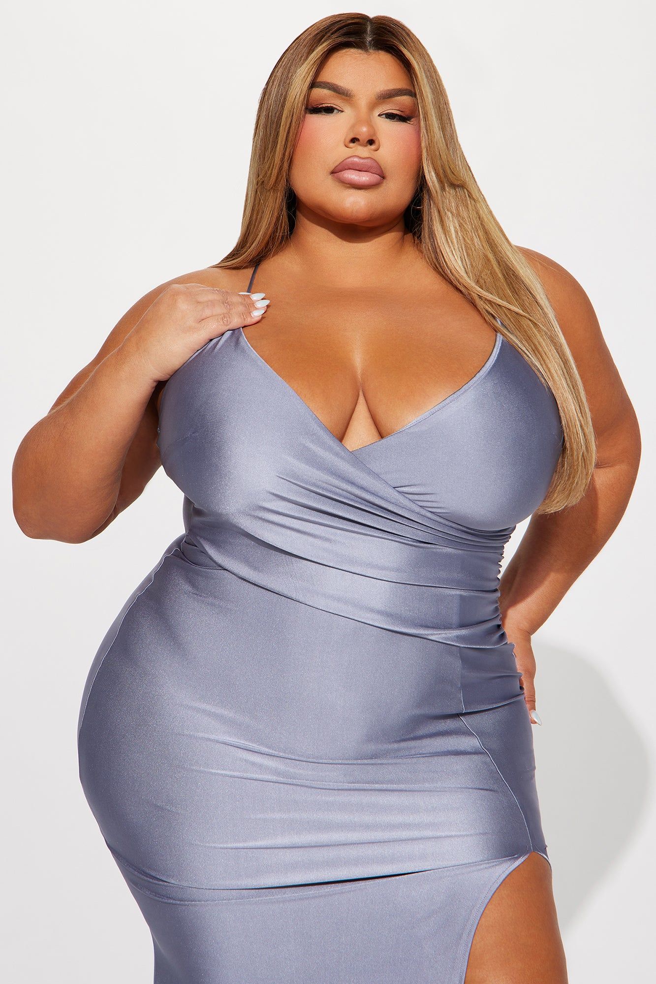 Cassandra Maxi Dress - Silver sold by Fashion Nova product image thumbnail 5