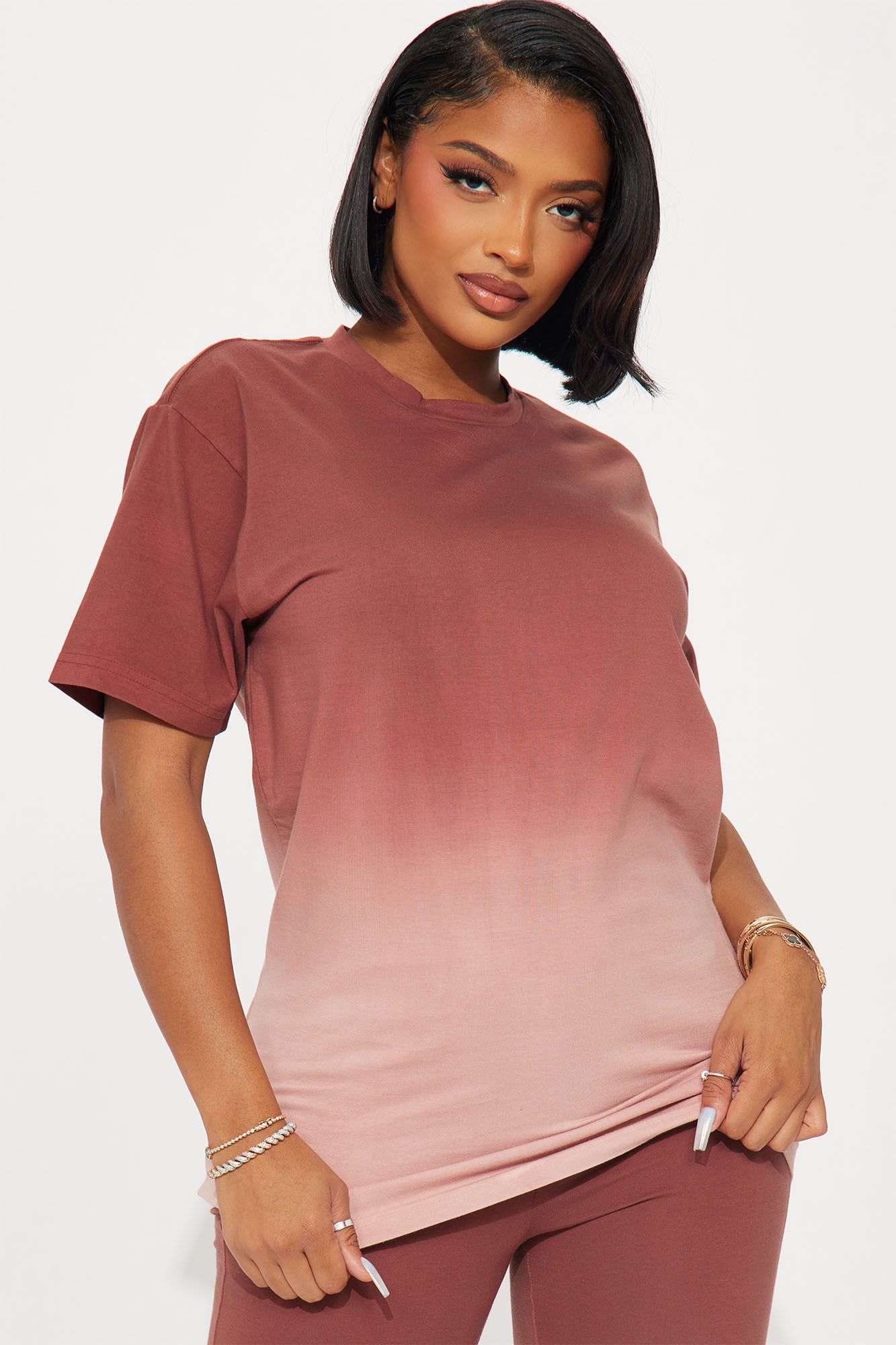 Fading Away Legging Set - Burgundy sold by Fashion Nova product image thumbnail 2