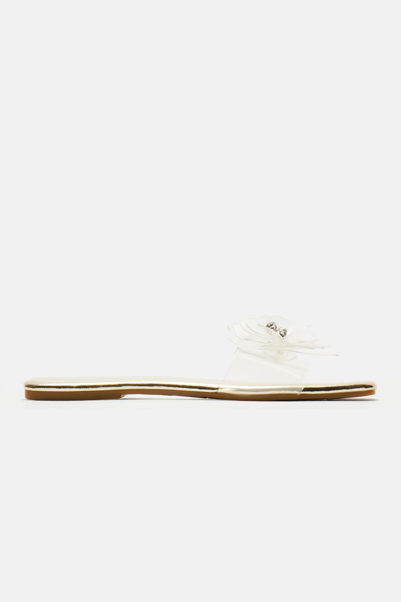 Treat Me Well Flat Sandals - Gold sold by Fashion Nova product image thumbnail 4