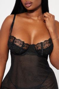 Lust And Allure Lace Babydoll - Black sold by Fashion Nova