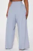 Allison Wide Leg Trouser - Grey sold by Fashion Nova