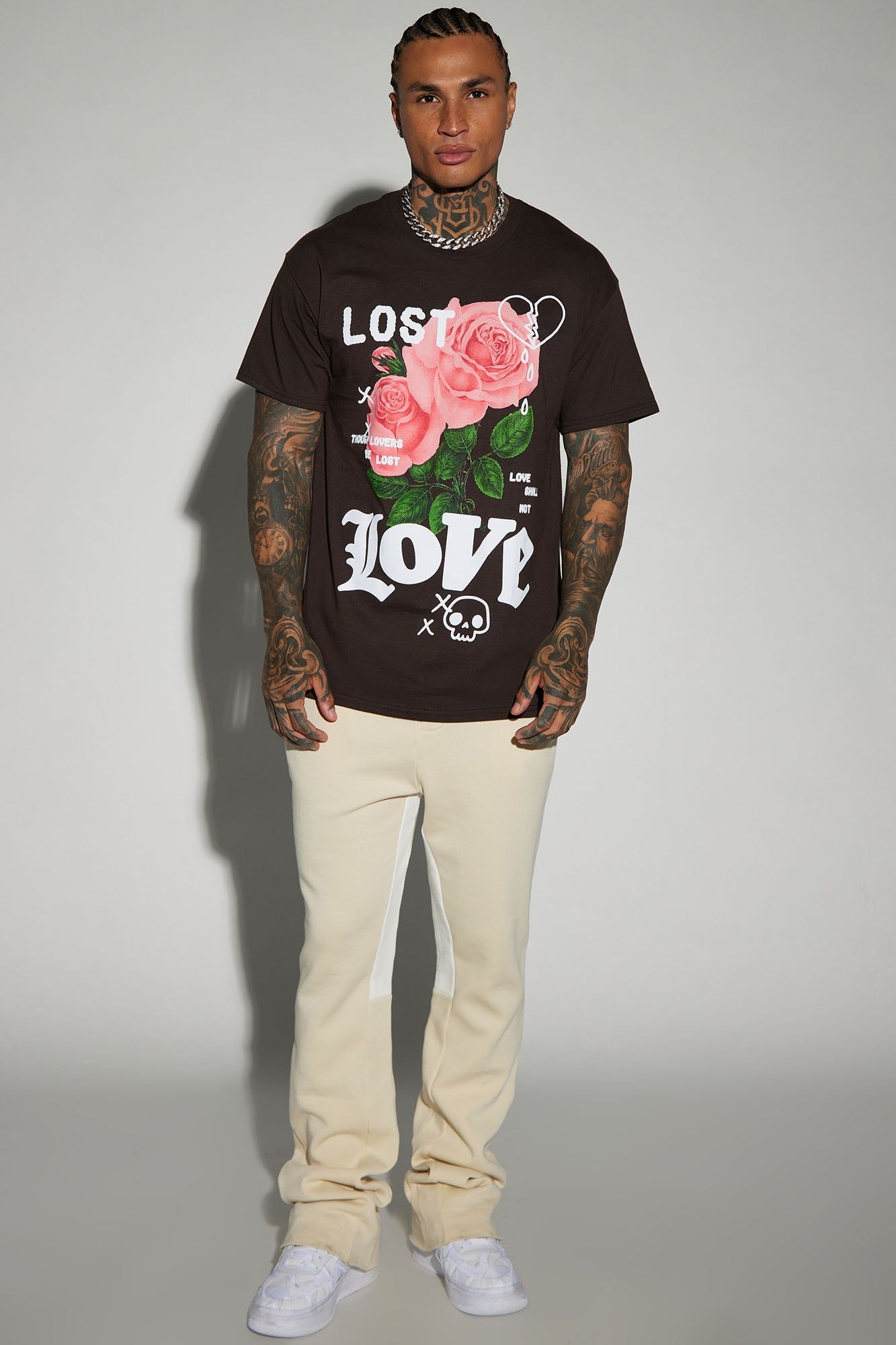 Love Shall Not Short Sleeve Tee - Brown sold by Fashion Nova product image thumbnail 2