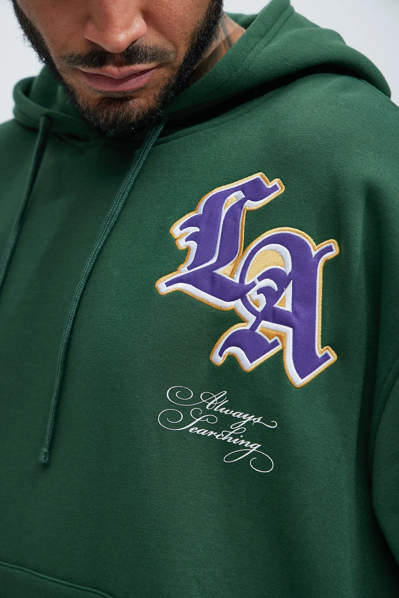 City Of Angels Hoodie - Green sold by Fashion Nova product image thumbnail 3