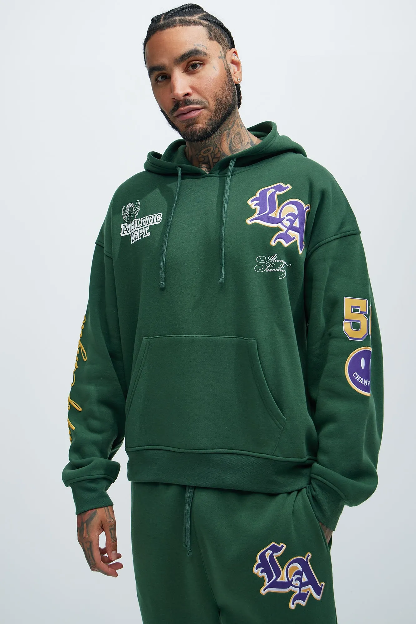 City Of Angels Hoodie - Green sold by Fashion Nova