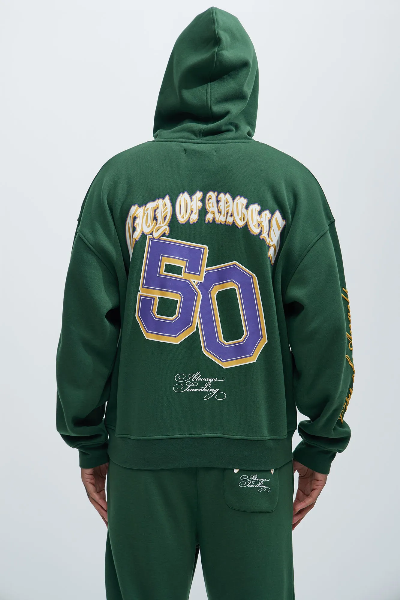 City Of Angels Hoodie - Green sold by Fashion Nova product image thumbnail 4