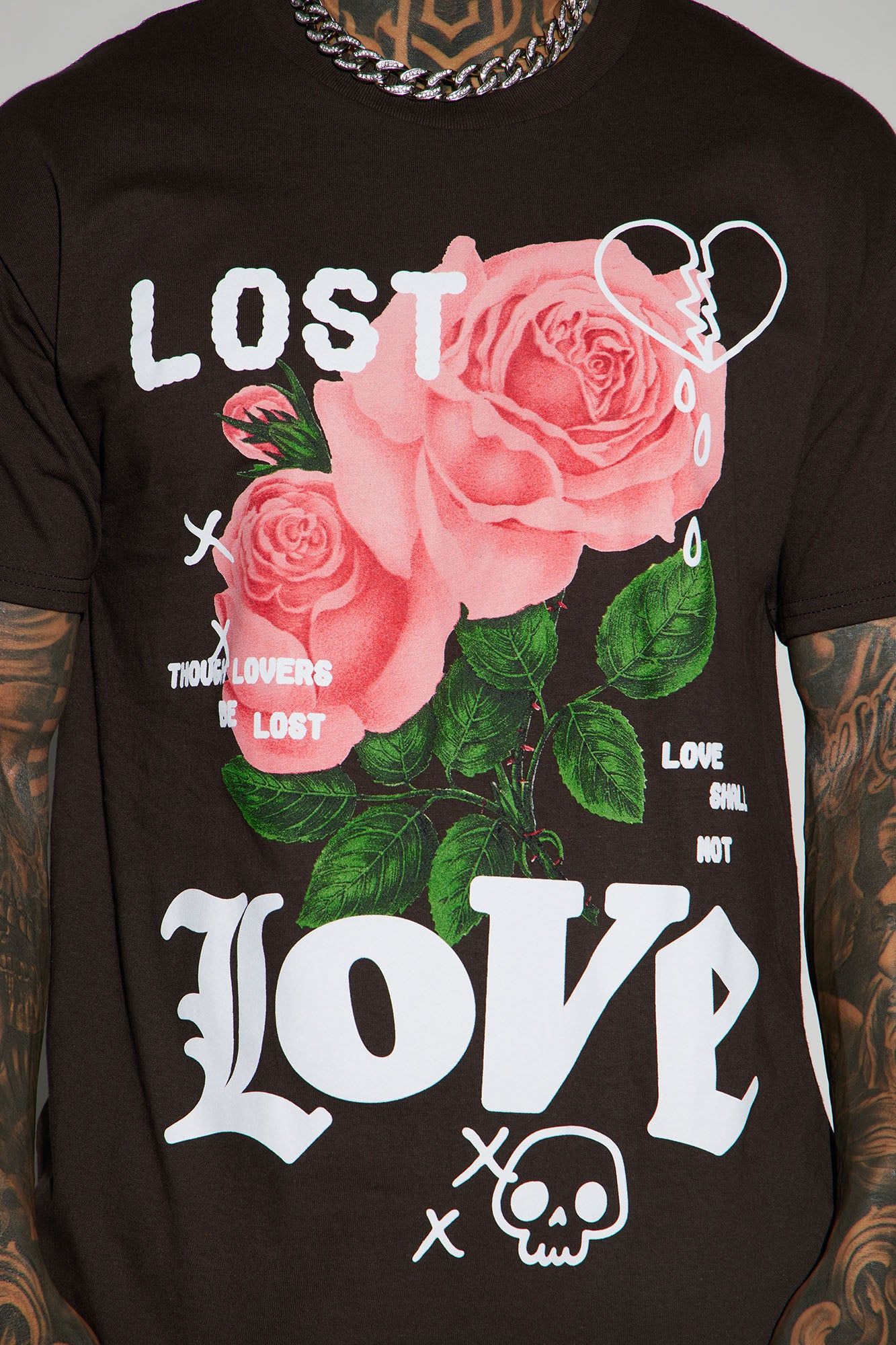 Love Shall Not Short Sleeve Tee - Brown sold by Fashion Nova product image thumbnail 3