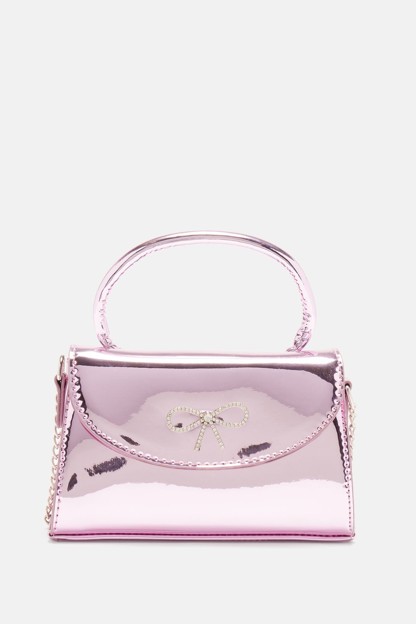 Little Bow Handbag - Pink sold by Fashion Nova product image thumbnail 4