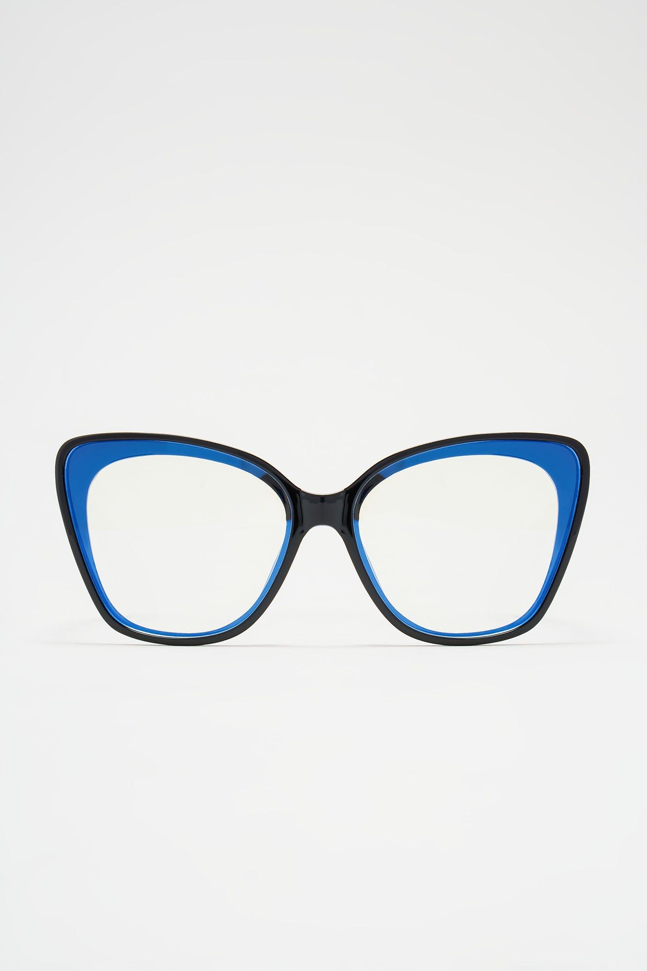 Mean Serious Business Blue Light Glasses - Black sold by Fashion Nova product image thumbnail 2